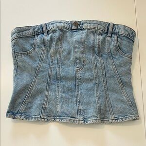 H&M Denim Tube top